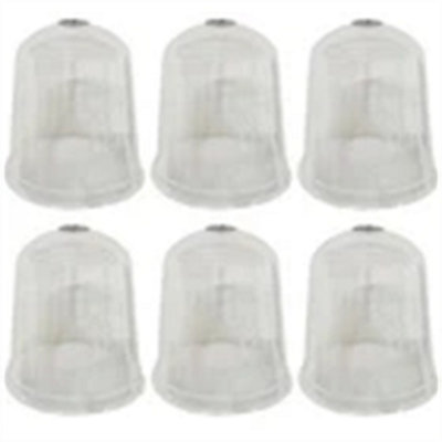 Large Plastic Plant Protection Bell Cloche Covers With Ground Pegs (Pack Of 6) from B&Q