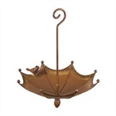 Hanging Bird Feeder Bath Round Garden Outdoor Feeding Station Umbrella Ornaments from B&Q
