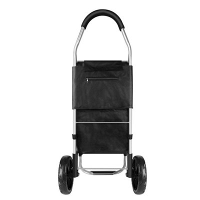  - 2 Wheel Large Shopping Trolley Folding Cart Strong Lightweight Cart Luggage Bag