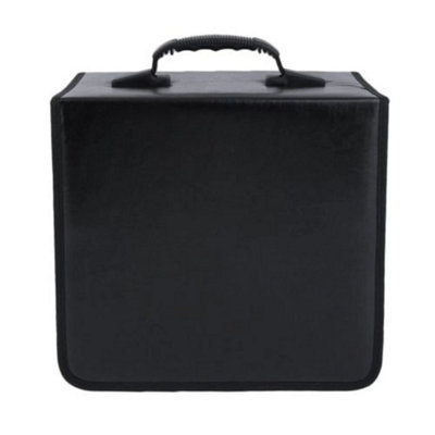 400 Disc Dvd Cd Storage Case Album Folder Sleeves Wallet Carry Bag Organizer from B&Q