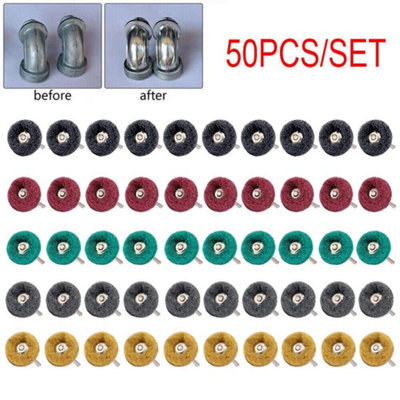 50Pcs Wheel Buffing Polishing Set For Dremel Rotary Tool Bits Accessories Kits from B&Q