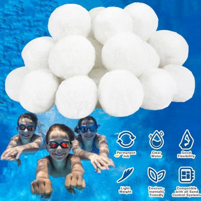  - 700G Reusable Fiber Pool Filter Balls For Sand Filter