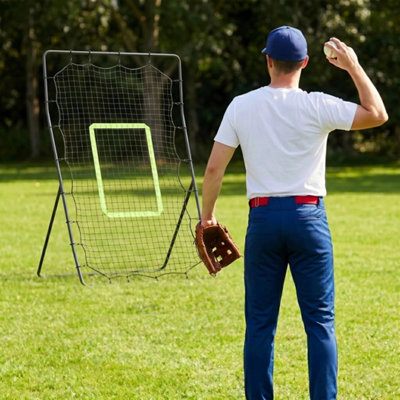  - Rebounder Net Aid Multi-Sports Goal Play Teens Adults Baseball Softball Training