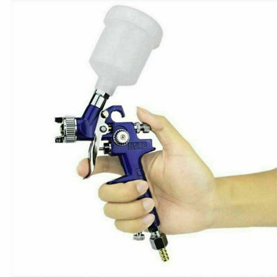  - Hvlp Mini Gravity Feed Air Gun 1.0 mm Nozzle Auto Car  Sprayer
