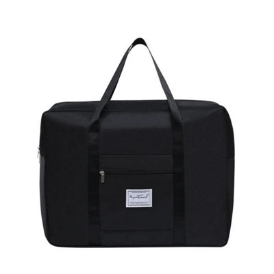 Black Ryanair Cabin Approved Carry On Hand Luggage Flight Holdall Bag from B&Q