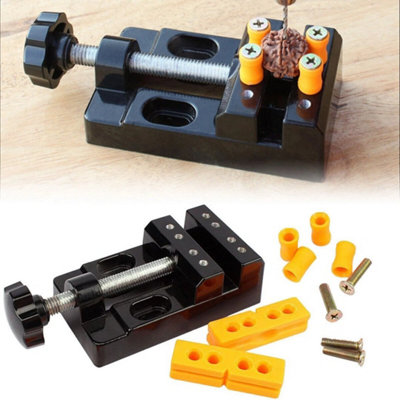  - Mini Flat Clamp Table Jaw Bench Clamp Drill Press Vice Opening Sturdy Durable
