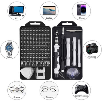 139 Pc Precision Magnetic Screwdriver Set Electronics Pc Mobile Repair Tool Kit from B&Q