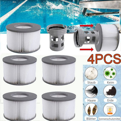 4 Pack Hot Tub Filter Cartridges  Inflateable Spa Pools All Models from B&Q