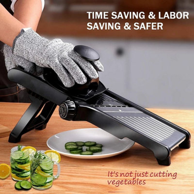 Updated Professional Mandolin Slicer Vegetable Food Fruit Chopper Tool from B&Q
