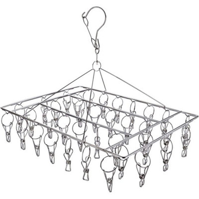 36 Thickened Clip Underwear Sock Hanger Laundry Airer from B&Q