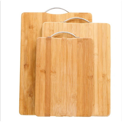Large Wooden Chopping Board Bamboo Cutting Slicing Serving Kitchen Food Platter from B&Q