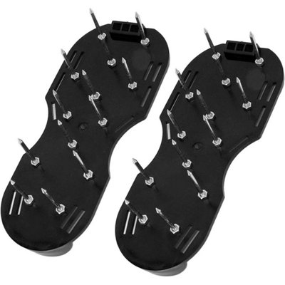 Nail Spiked Shoes 40 mm Studded Soles Spikes Self Flooring Screed Resin TilingBlack from B&Q