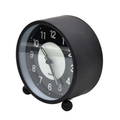 Bedside Alarm Clock Glow In The Dark Clock Silent Night Lights Luminous Home from B&Q