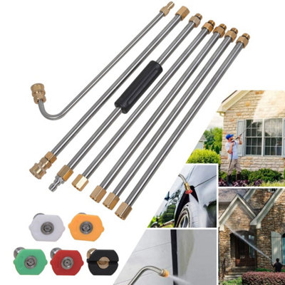 Gutter Cleaning Tool Extension Wand Lance High Pressure Washer Roof Cleaner from B&Q