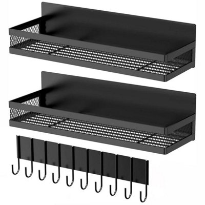 3Pcs Magnetic Spice Rack For Refrigerator Magnetic Shelf For Kitchen Storage from B&Q