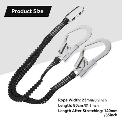 Safety Belt With Lanyard Work Protection Harness Tree Climbing Fall Arrest Kit from B&Q
