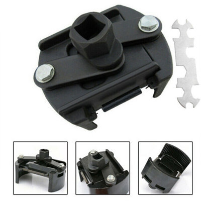 Adjustable Oil Filter Socket Wrench 60-80mm Half Inch Drive from B&Q