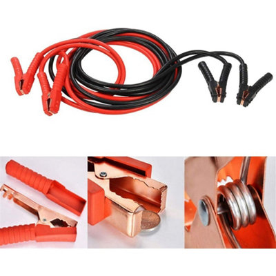 Heavy Duty Jump Leads 4M 2000A Car Van Battery Starter Booster Cables Jumper from B&Q