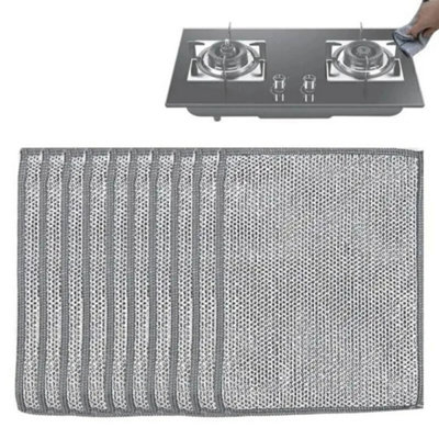 20Pcs Multipurpose Wire Dishwashing Rags For Wet   Dry Cleaner Dish Cloths from B&Q