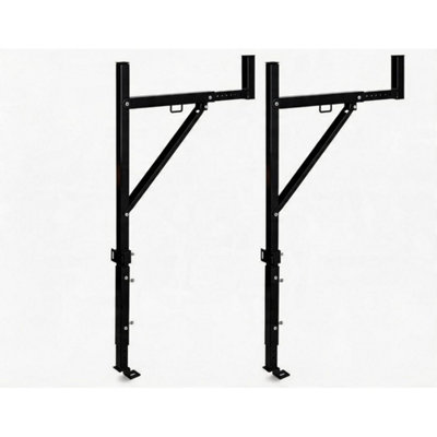 Adjustable Steel Truck Ladder Rack No-Drill Pickup Bed Rack Kayak from B&Q