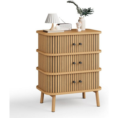 Dresser 3 Drawer Chest Bedroom Storage Cabinet Closet For Hallway from B&Q