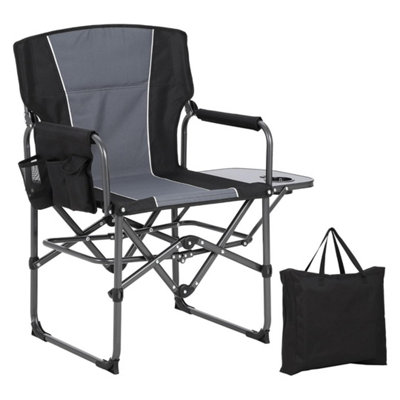  - Portable Camping Chairs Premium Foldable Chair With Side Pocket