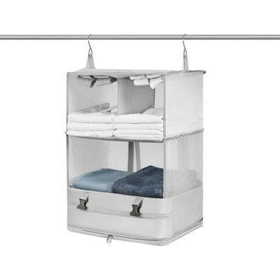  - Hanging Packing Cube For TravelCompression Carry On Closet Shelving