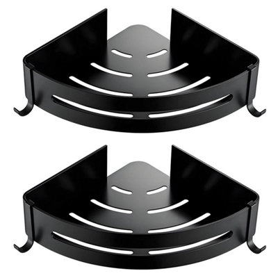 2 Corner Shower Caddy Bathroom Organizer Storage Shelf from B&Q
