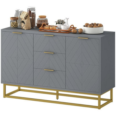 - Sideboard Storage Cabinet With Adjustable Shelves