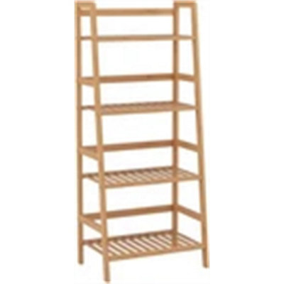 4 Tier Ladder Shelf Storage Wooden Bookcase Plant Display from B&Q