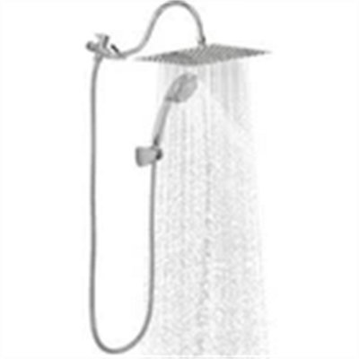 12 Inch Rain Shower Head With Handheld Spray Combo Dual Set from B&Q
