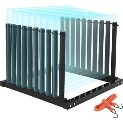  - Glass Rack 9 Slot Heavy Duty Windscreen Storage Holder