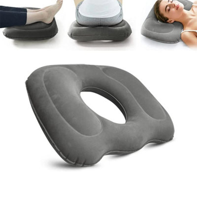 Ring Cushion Inflatable Piles Pillow Seat Medical Rubber Vinyl Hemorrhoid from B&Q