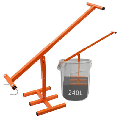 - Wheelie Bin Compactor Press Household Rubbish Compressor Recycling Waste Crusher