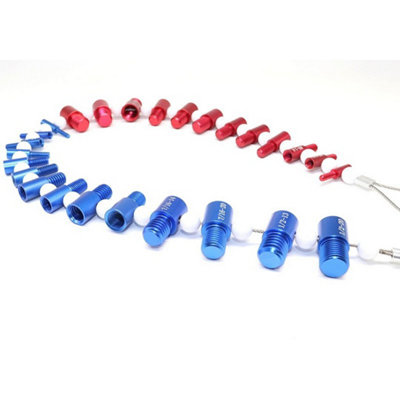 26Pc Metric Inch Nut Bolt Screw Thread Check Gauge from B&Q