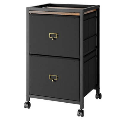 File Cabinet Vertical Filing Cabinet Office Drawer Chest 2 Drawers from B&Q