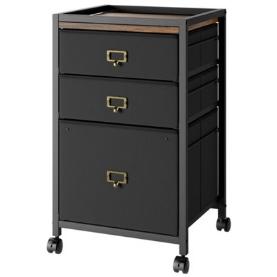 File Cabinet Vertical Filing Cabinet Office Drawer Chest 3 Drawers from B&Q