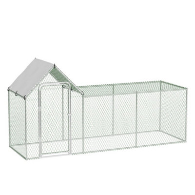 Chicken Run Cage Walk In Cage Poultry Hen Rabbit Kennel Hutch Cover from B&Q