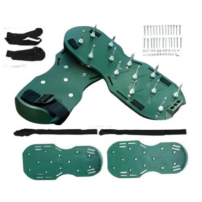  - 30 X 13Cm Spikes Pair Lawn Garden Grass Aerators Aerating Sandals Shoes
