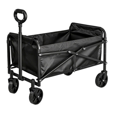 200Kg Heavy Duty Wagon Cart Foldable Garden Camping Beach Cart Festival Trolley from B&Q