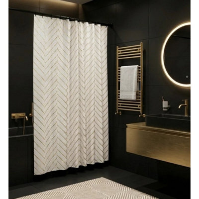  - Waterproof Shower Curtain 180 X 180Cm