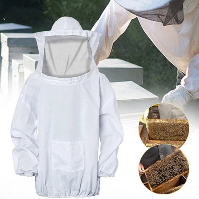 Professional Beekeeping Suit,bee Suit,bee Keeping Suit  Detachable Veil Smock from B&Q
