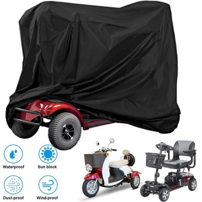 Mobility Scooter Cover Mobility Scooter Rain Cover Wheelchair Storage Cover from B&Q