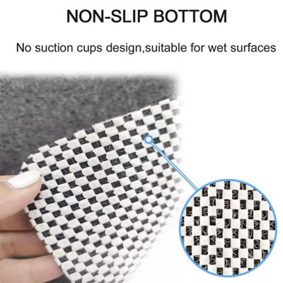 40X60Cm Shower Mat For Inside Shower Non-Slip Anti Mould Pvc Bath Mat from B&Q