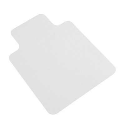 Office Chair Mat Hard Floor For Carpet Protector Pvc Non Slip 120X90Cm from B&Q