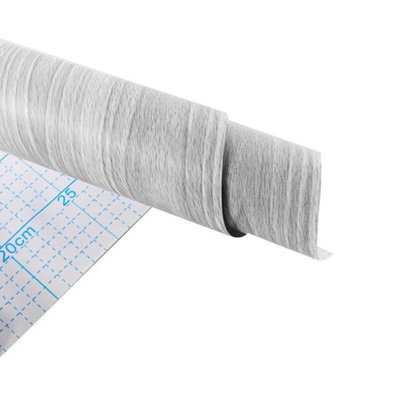  - 10M Grey Wood Grain Wallpaper Stickers Self-Adhesive Furniture Film Vinyl Wrap