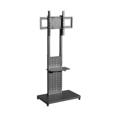 Rotating Mobile Tv Cart Portrait To Landscape Floor Tv Stand For 32-65Inch Panel from B&Q