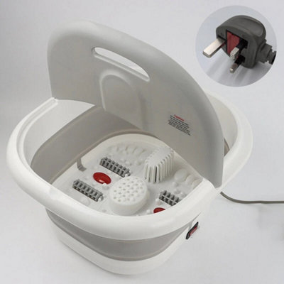 Foot Spa Bath Massager With Heat & Bubbles Massage Pedicure Tub Foot Soaker from B&Q