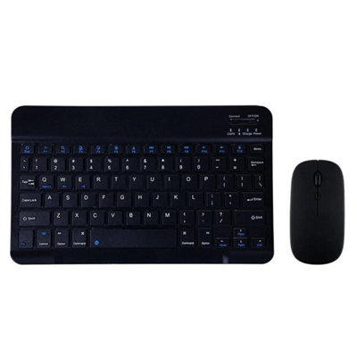  - Slim Wireless Bluetooth Keyboard Mouse Combo Set For Laptop Tablet Ipad Iphone