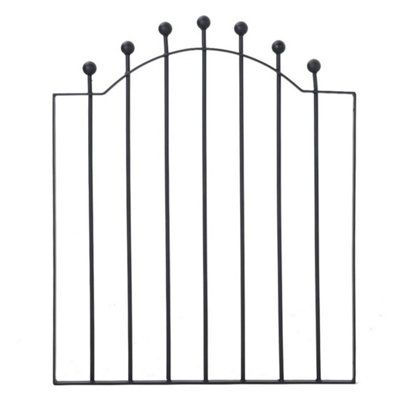  - Garden Gates 3Ft Wrought Iron Metal Swing Gate Outdoor Yard Entrance Way Door